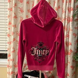 Vintage Juicy Couture Fuchsia Sweatsuit Jacket | Size S